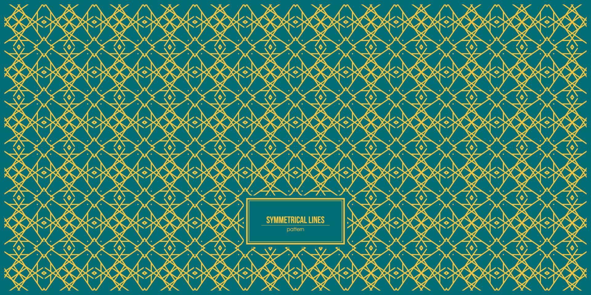 unique symmetrical line for business card pattern vector