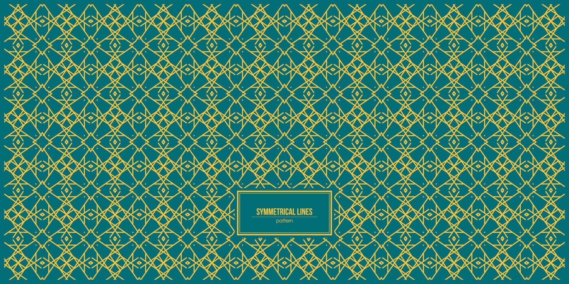 unique symmetrical line for business card pattern vector