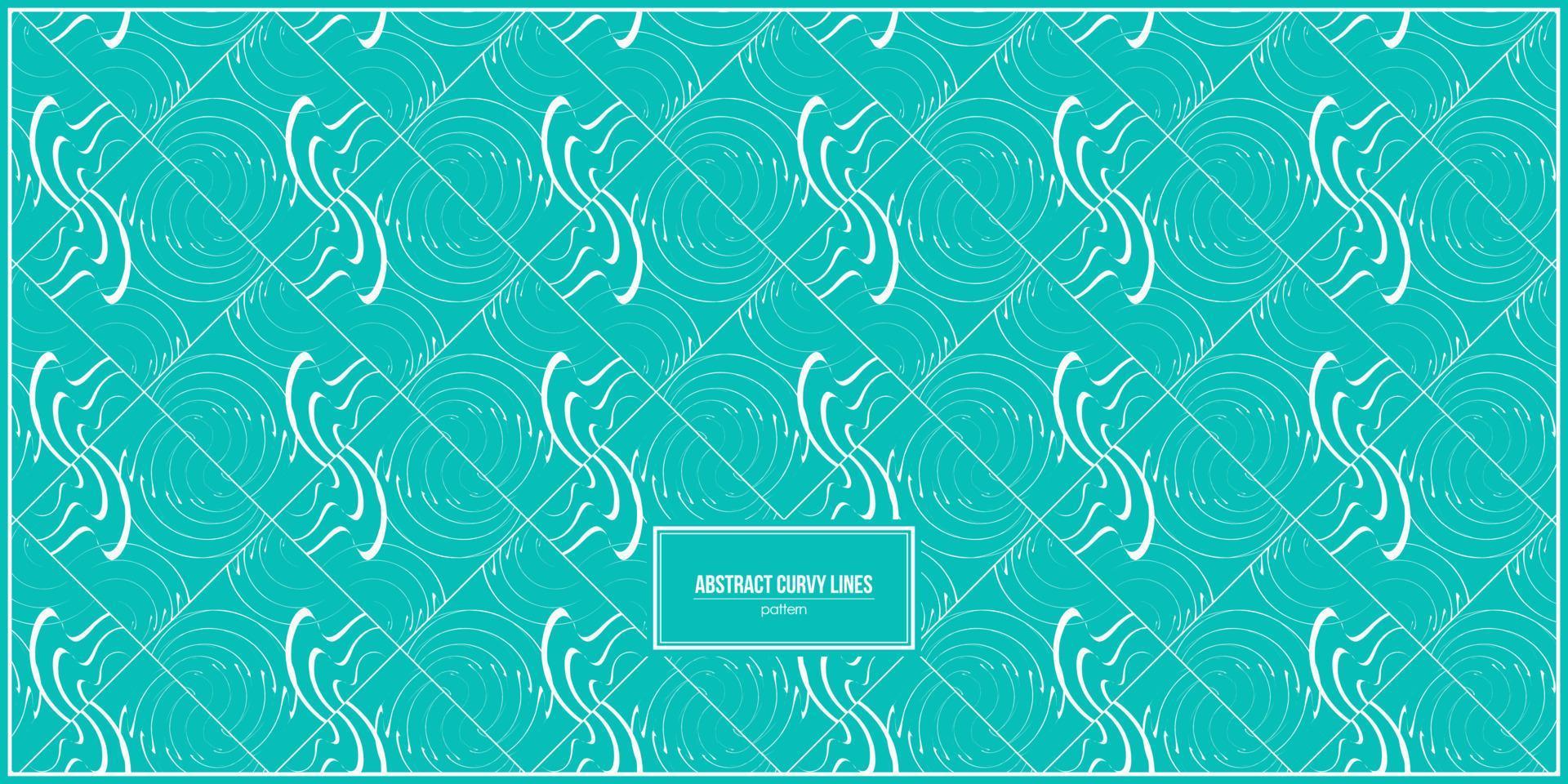 unique abstract curvy lines pattern vector