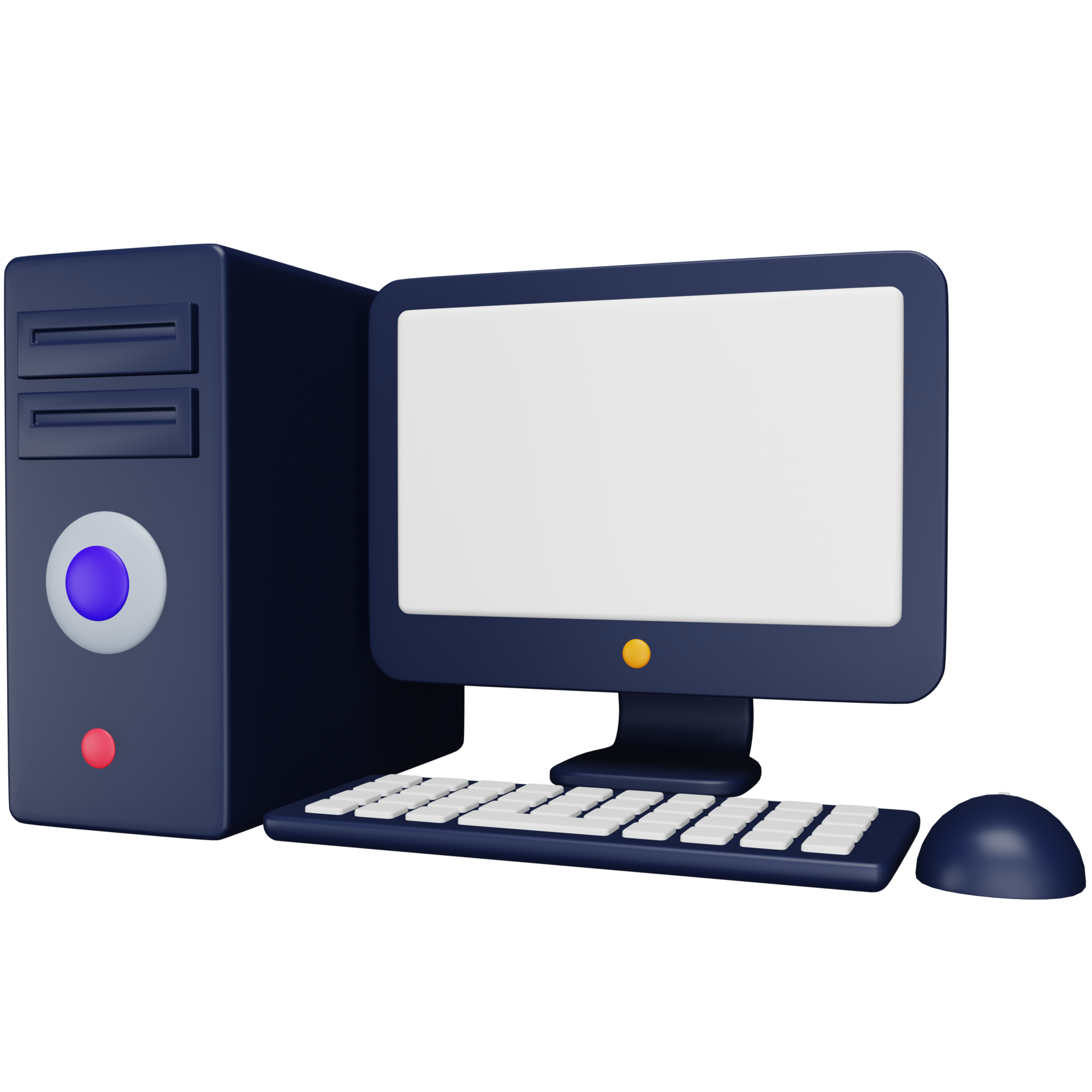 Computer 3d rendering isometric icon. 13797394 PNG