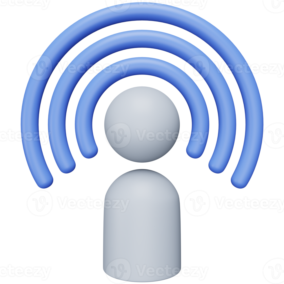 Podcast 3d rendering isometric icon. png