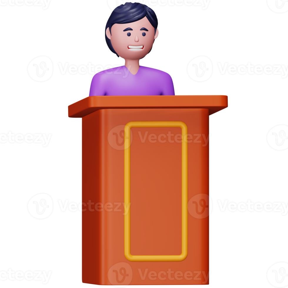 Speech 3d rendering isometric icon. png