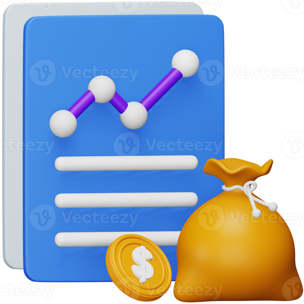 Budget 3d rendering isometric icon. png