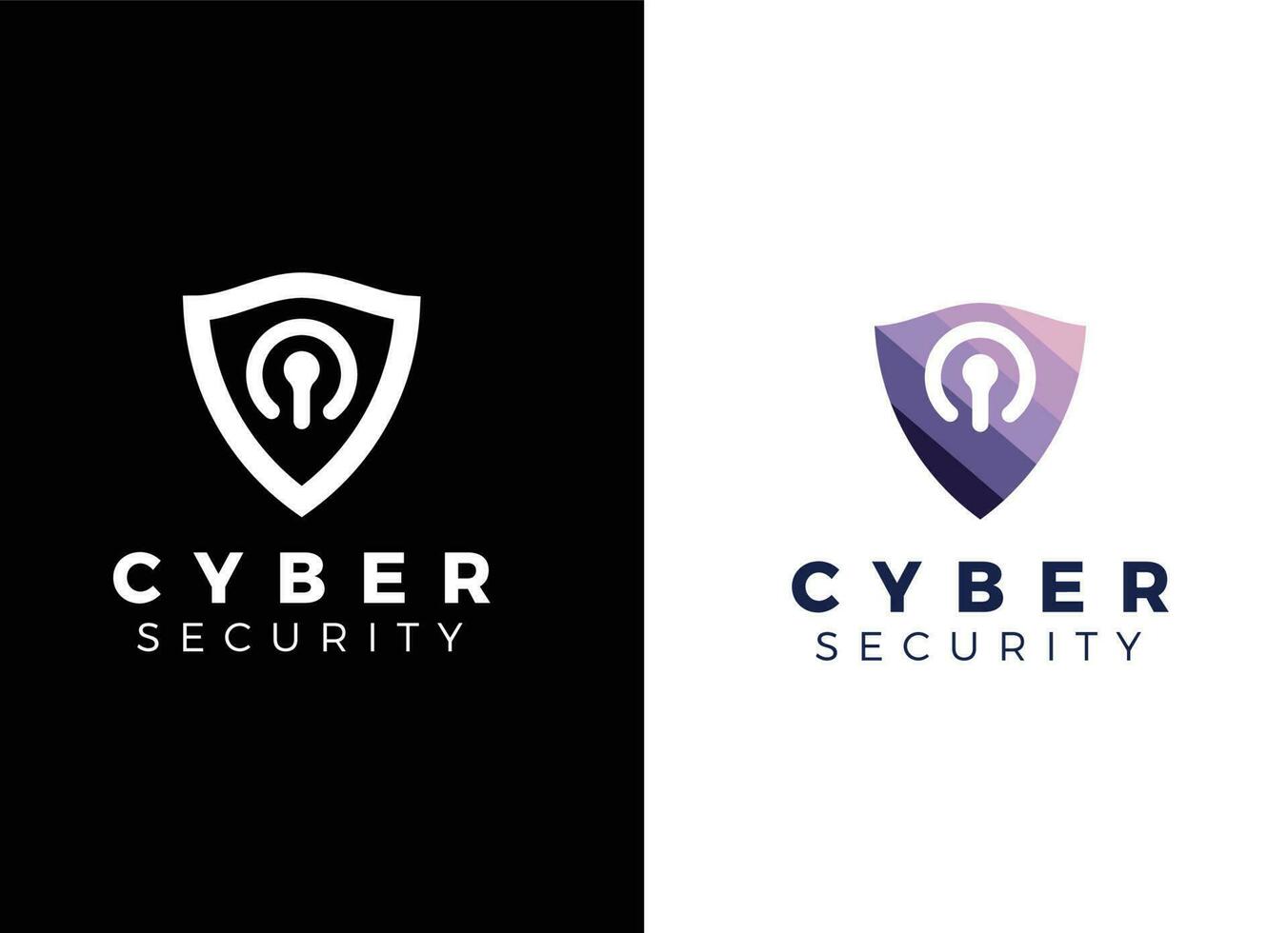 inspiración del logotipo de tecnología de seguridad vector