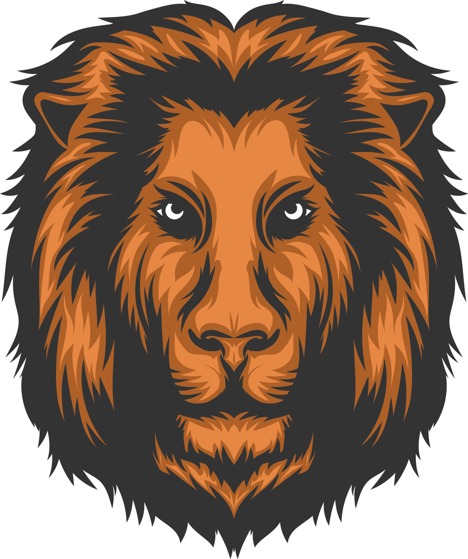 Lion Head Logo Template 13797499 Vector Art at Vecteezy