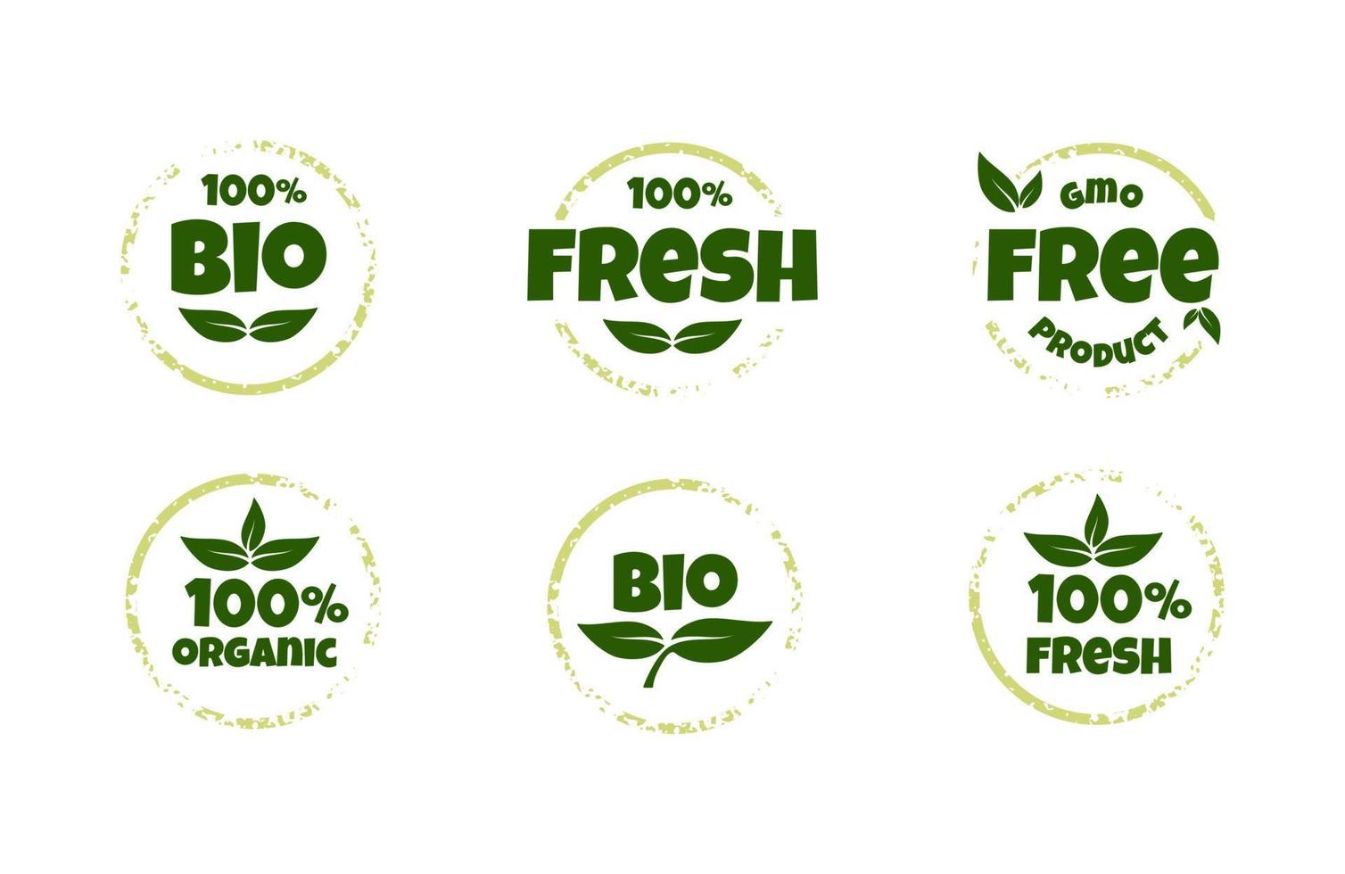 Raw, set of Healthy Food Badges, tag for Cafe, Restaurants and Packaging. Bio. Lettering vector