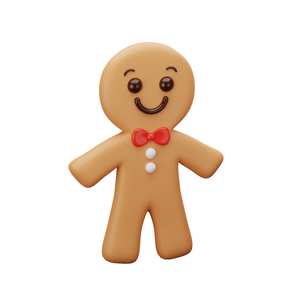 hombre de pan de jengibre de navidad png