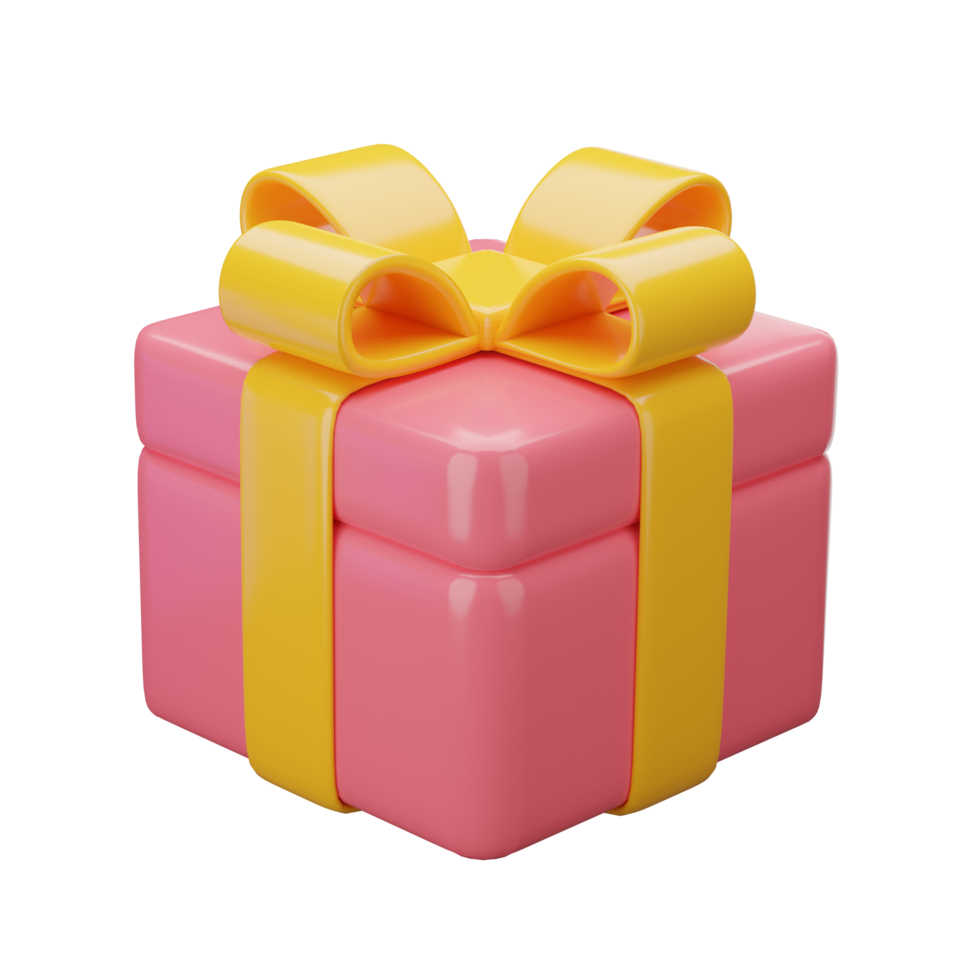 Pink Gift Box Png