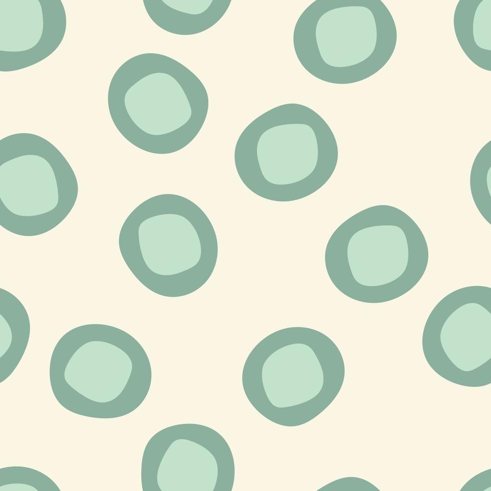 Polka dot seamless pattern, neutral colors, olive pastel on a light background vector