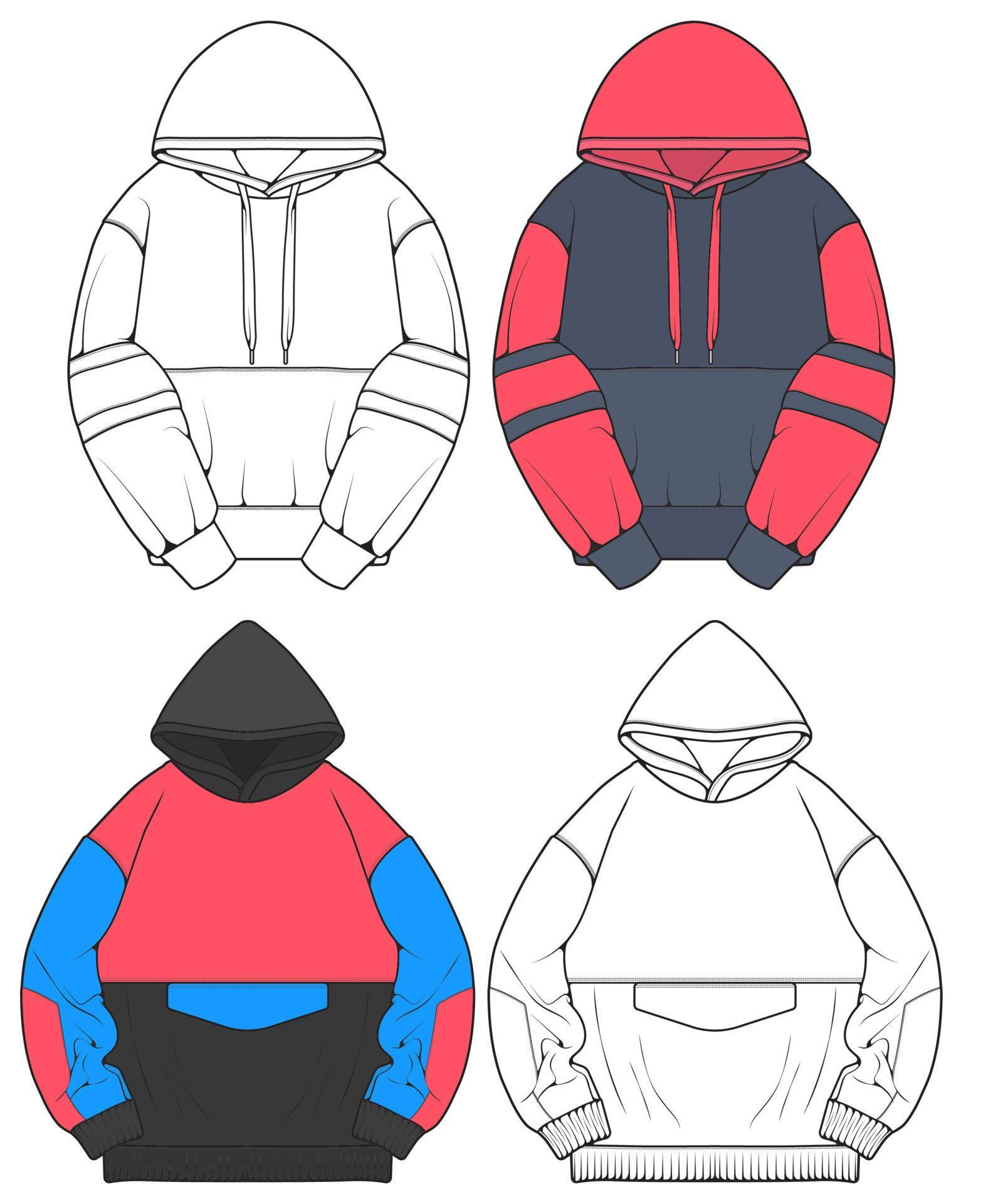 Hoodie oversized vector, hoodie oversized in a sketch style, trainers Hoodie oversized vector, hoodie oversized in a sketch style, trainers