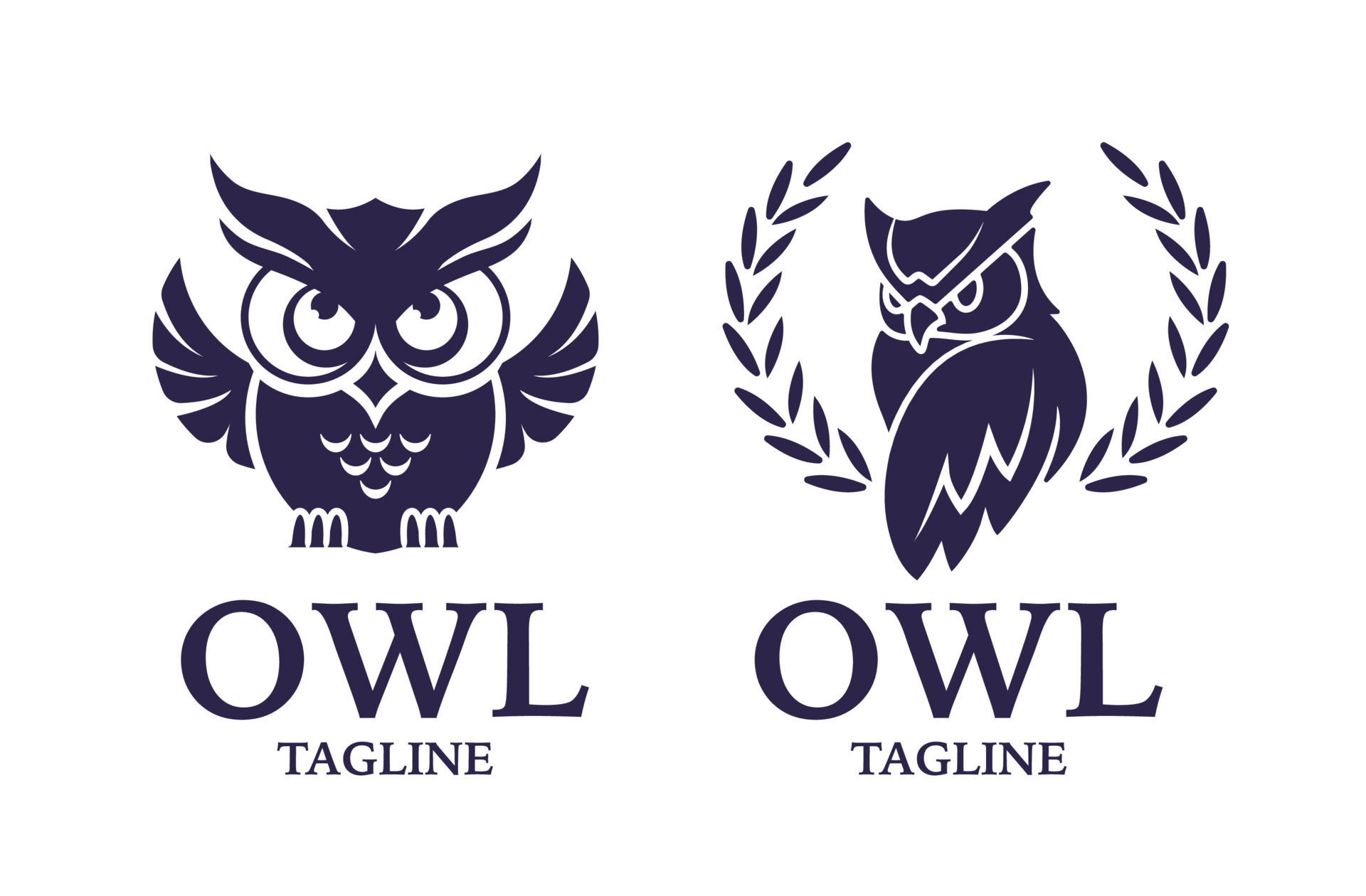 Owl Bird Logo Education Owl Wise Owl Logo Design 13798201 Vector Art 