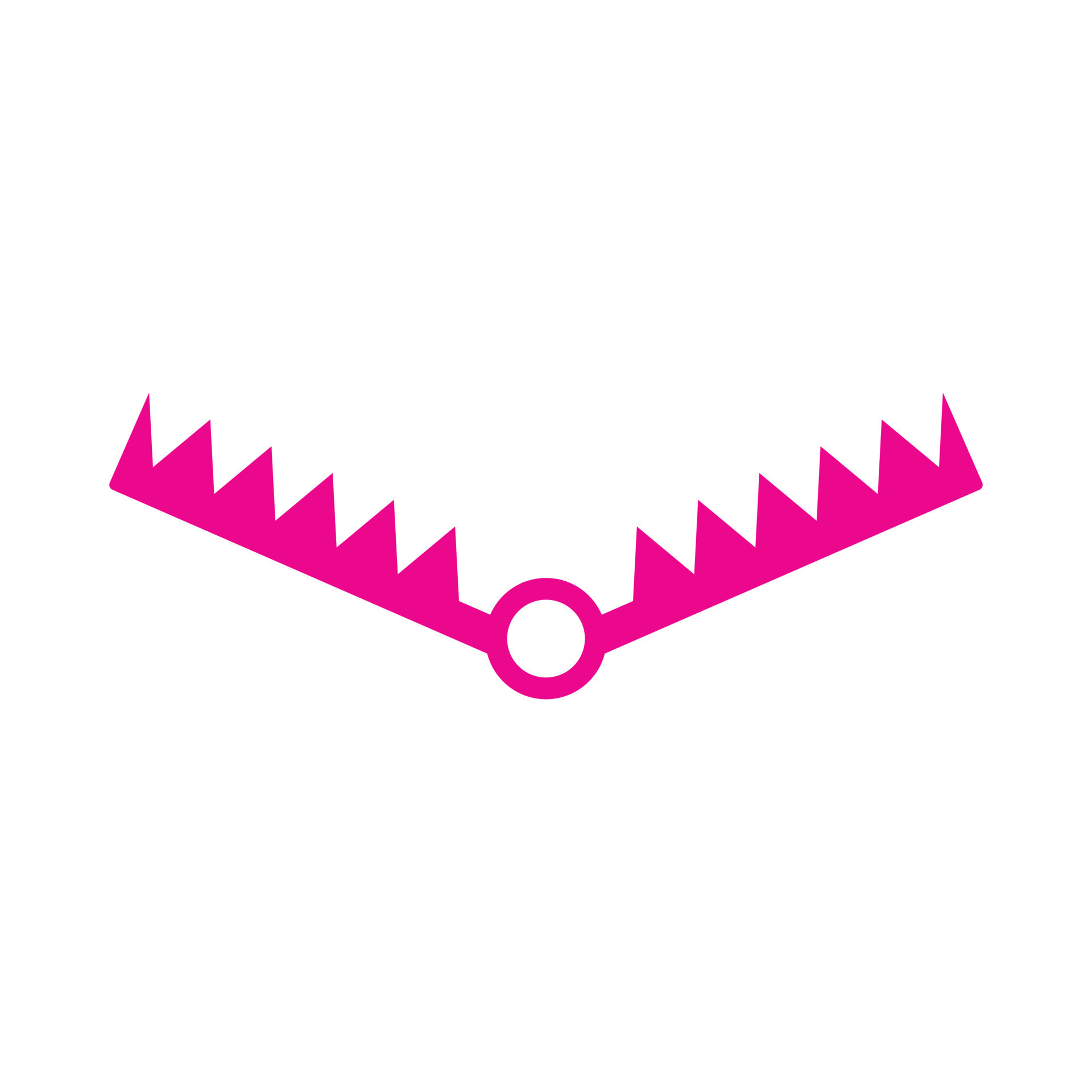 eps10 pink vector bear trap abstract solid art icon isolated on