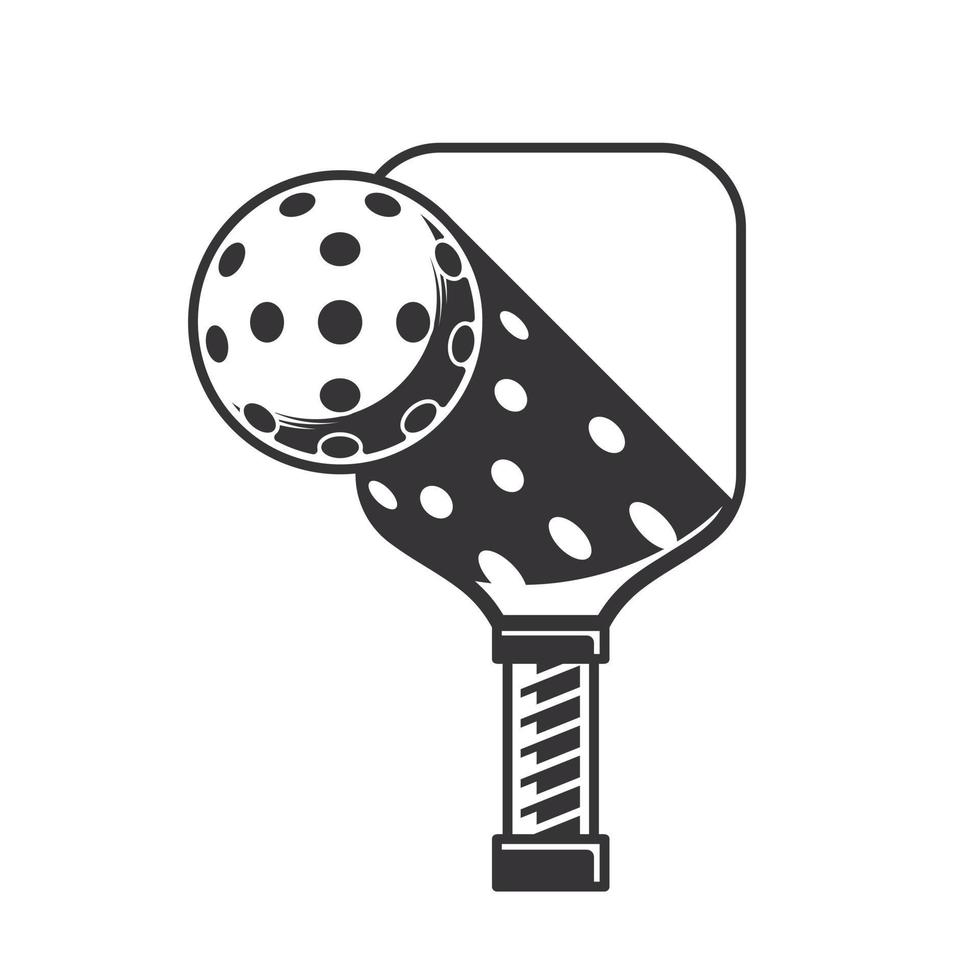 pickleball club silhouette. pickleball club Line art logos or icons. vector illustration.