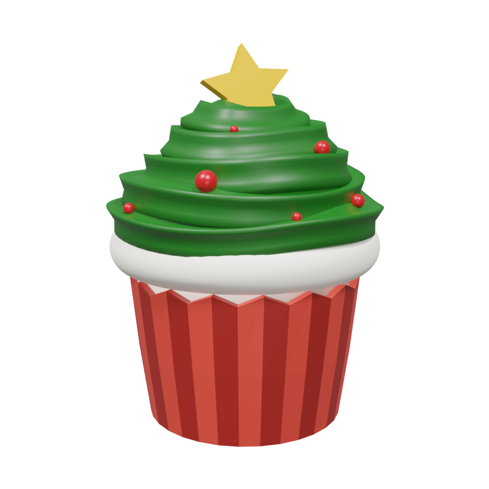 petit gâteau 3d pour noël png