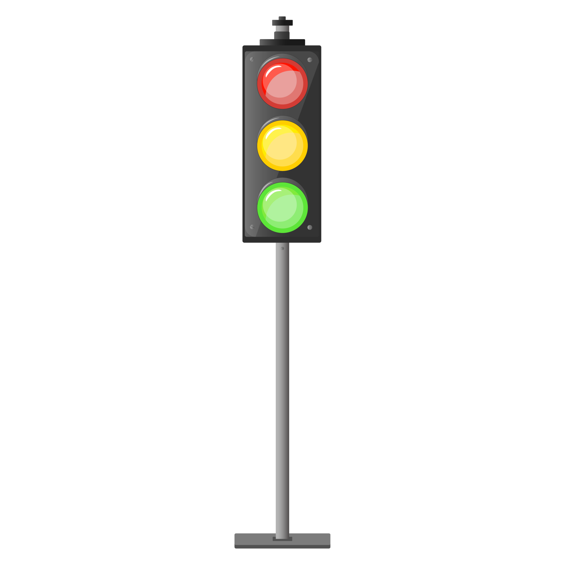 Traffic lights post in cartoon style. Red light above green and yellow in Colorful PNG illustration. 13799761 PNG