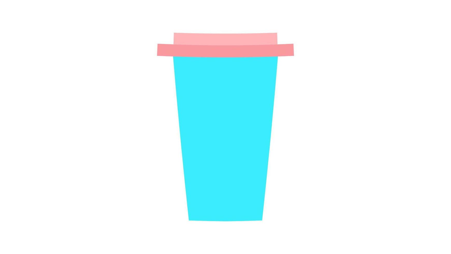 Food Plastic Tub Bucket Container For Dessert, Yogurt, Ice Cream, Sour Sream Or Snack. Ready For Your Design. Product Packing Vector EPS10