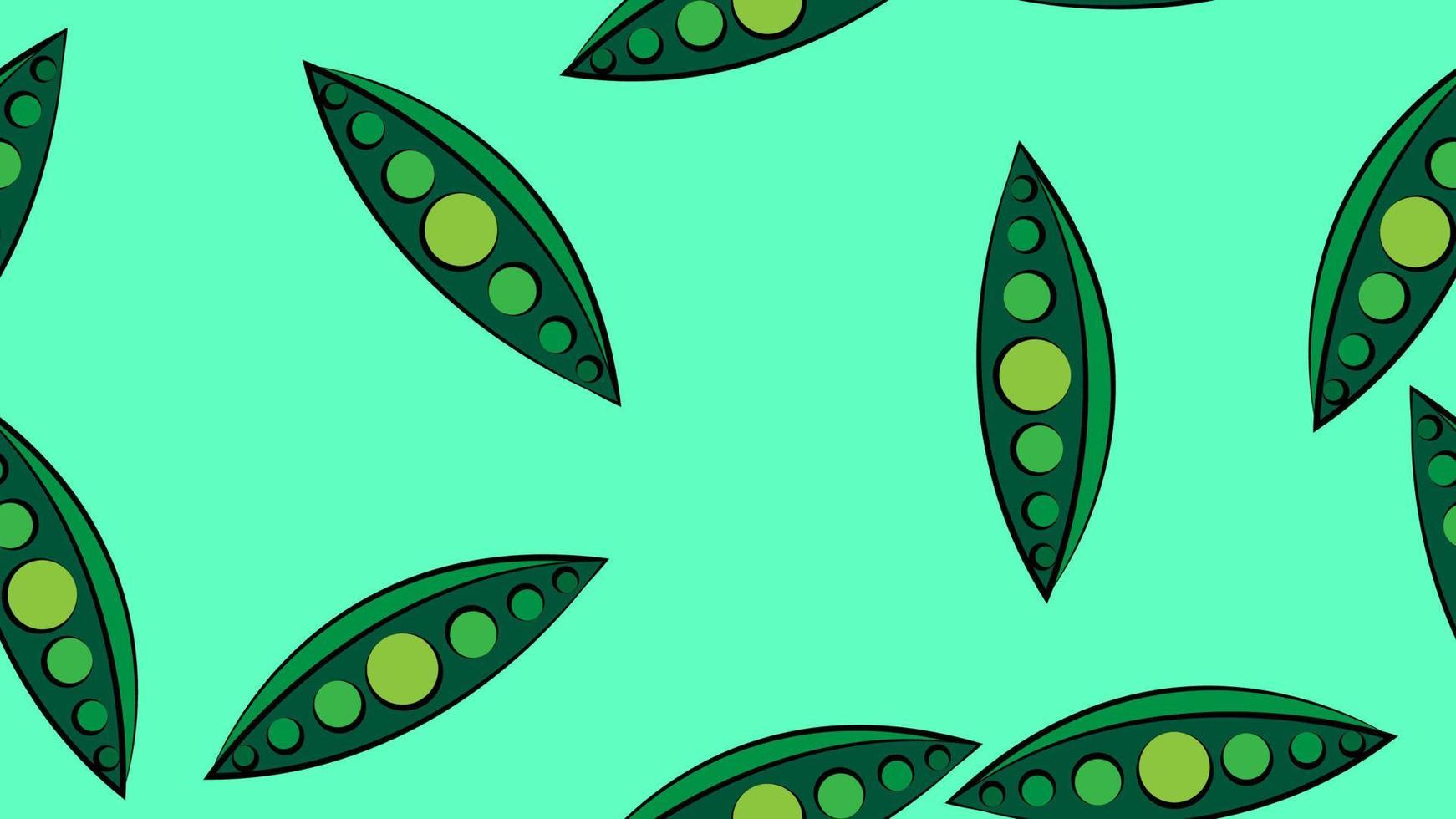 Peas Vegetable Seamless Pattern would be perfect for fabric, textile, gift wrap, wallpaper, surface designer, background, backdrop, and ornament vector