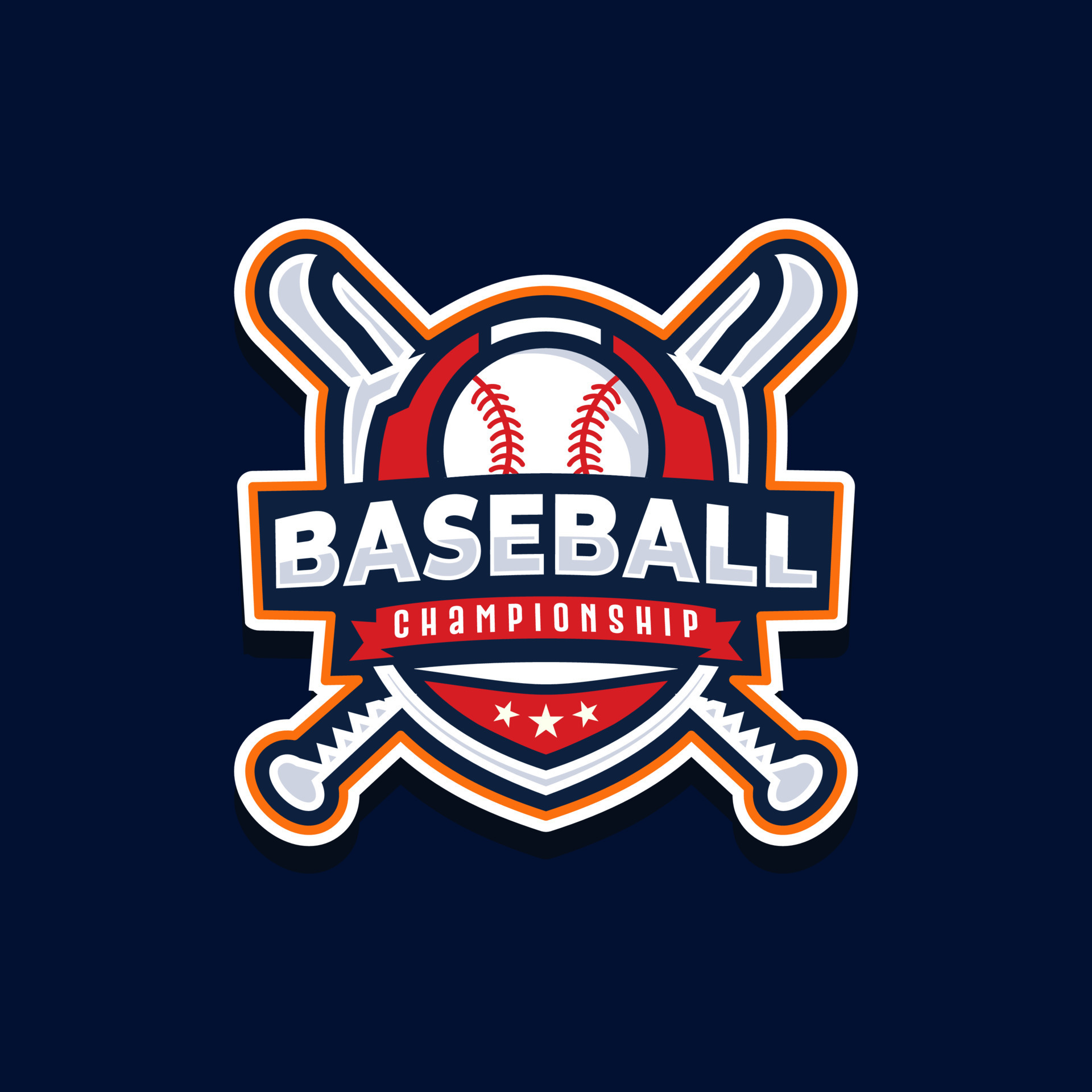 Baseball vector logo design template 13799961 Vector Art at Vecteezy