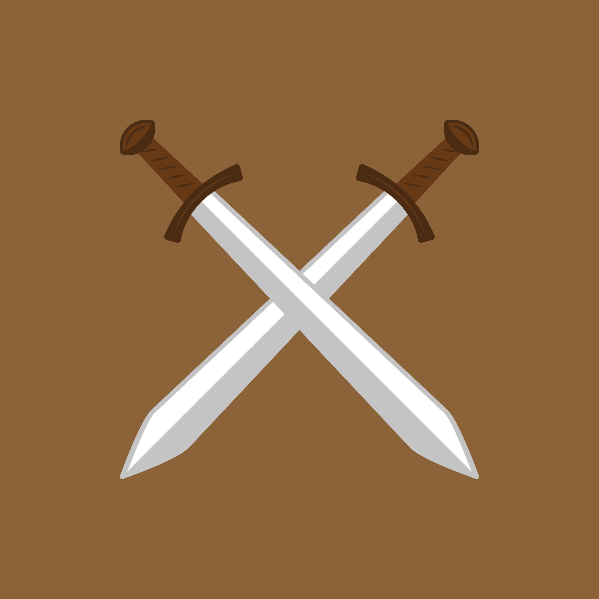 Crossed swords vector isolated icon. Emoji illustration. Crossed swords  vector emoticon 13800606 Vector Art at Vecteezy