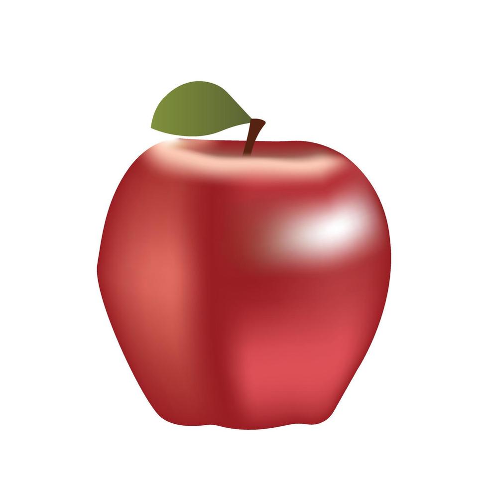 Red Apple in Vector