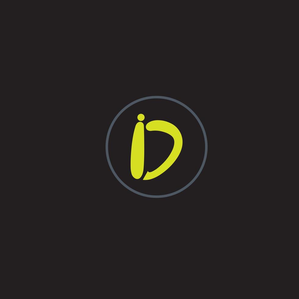 ID Text Logo vector