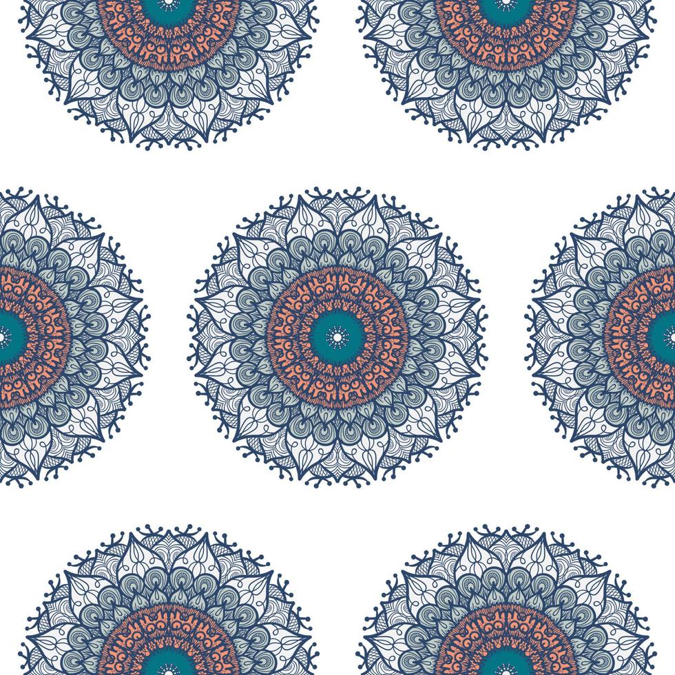 Mandala Seamless Pattern vector