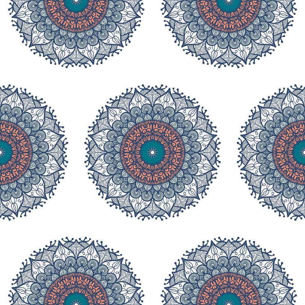 mandala de patrones sin fisuras vector