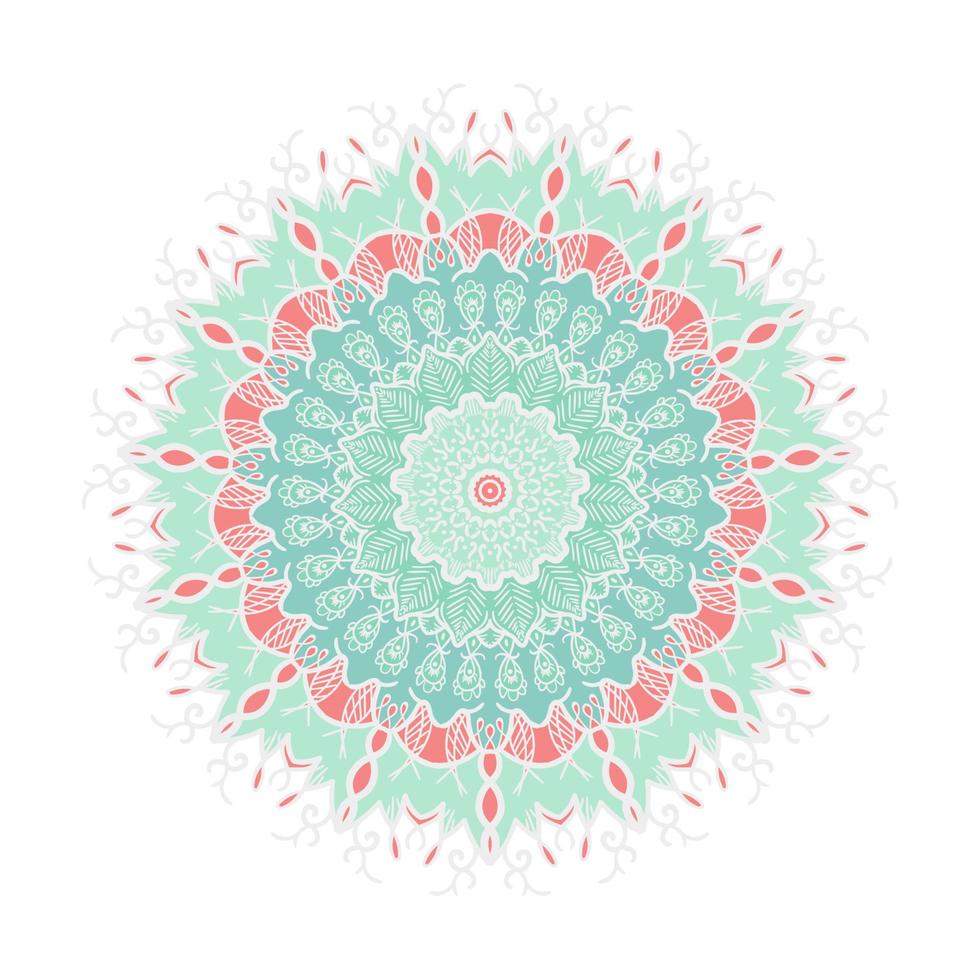 Mandala Line Template vector