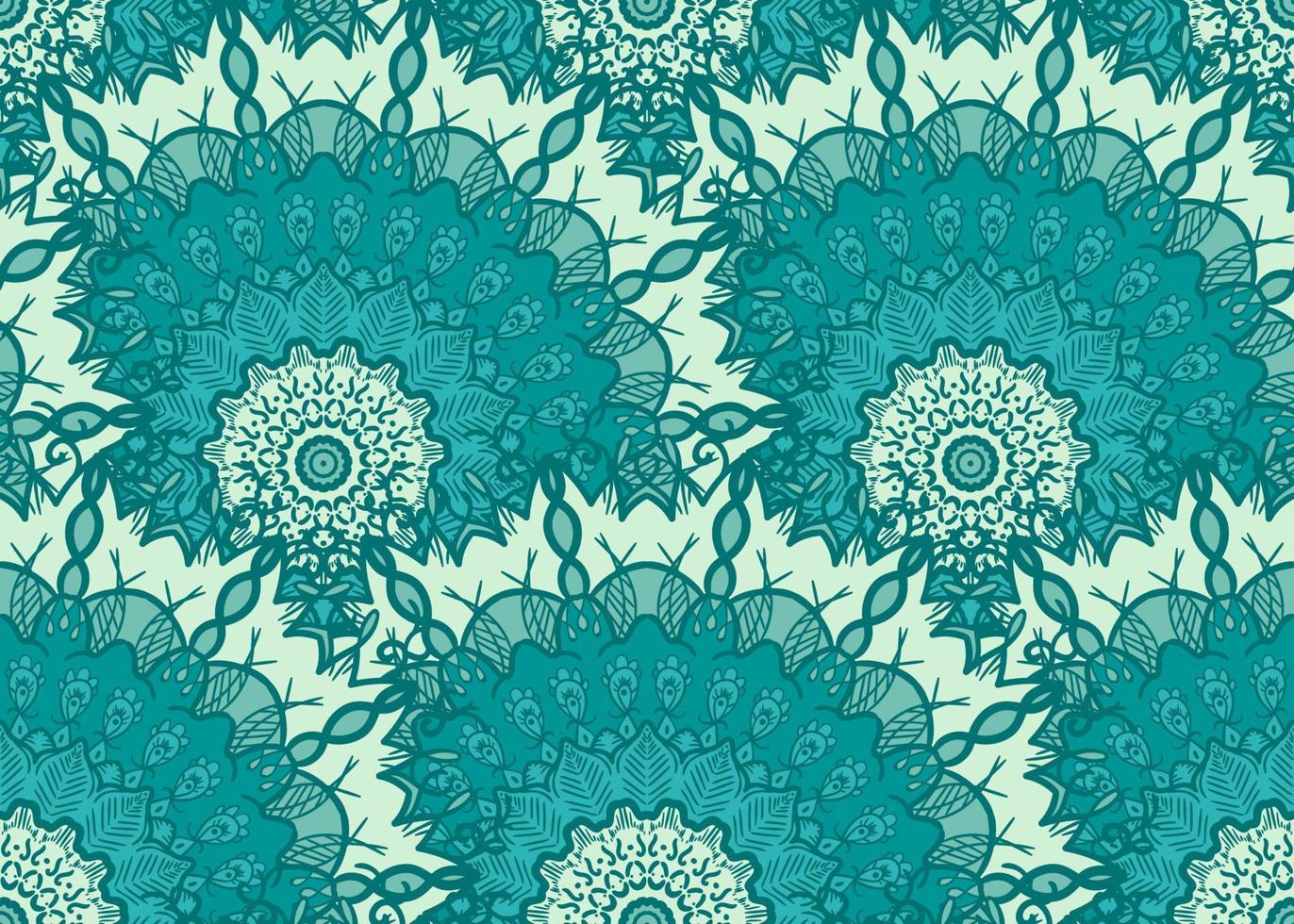 Mandala Seamless Pattern vector