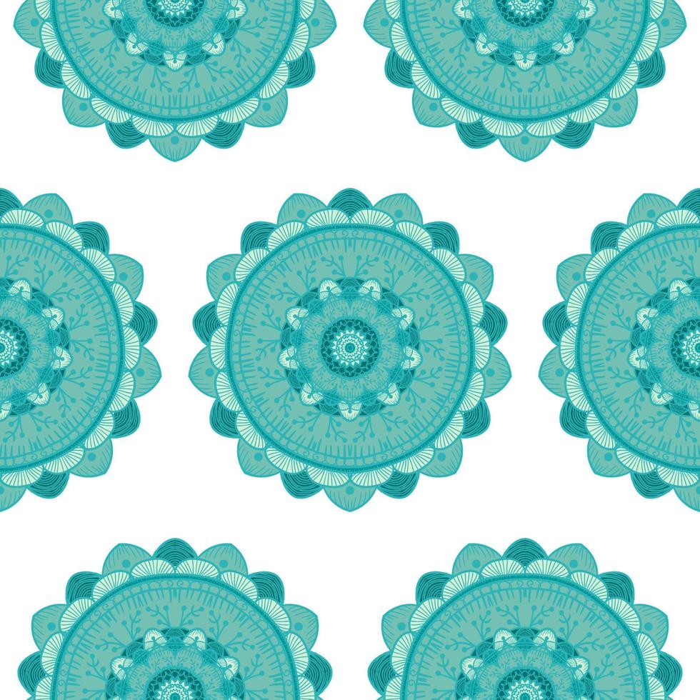 Mandala Seamless Pattern vector