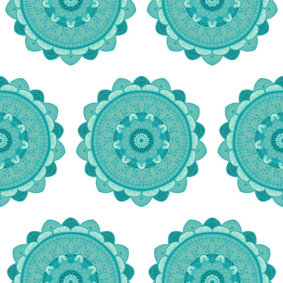 Mandala Seamless Pattern vector