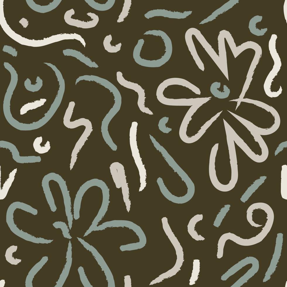 Minimal elegant seamless pattern texture. Abstract geometric shapes neutral colors. Vector contemporary abstractions endless background, linear art for fabric print, web site, wedding invitations.