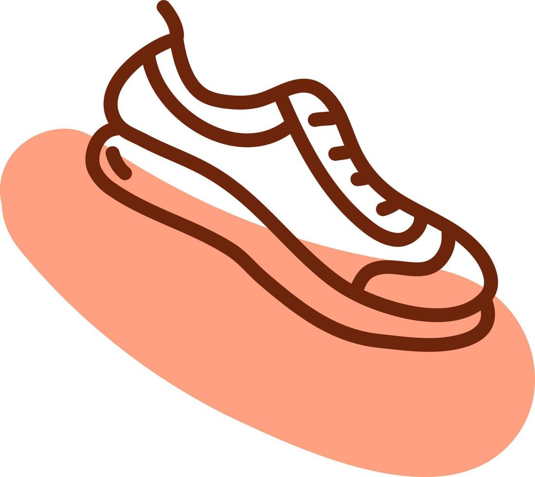 Running shoes, illustration, vector on a white background. 13801954