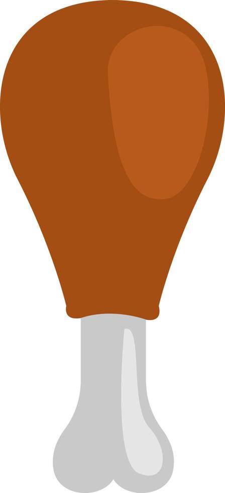 Chicken drum, illustration, on a white background. vector