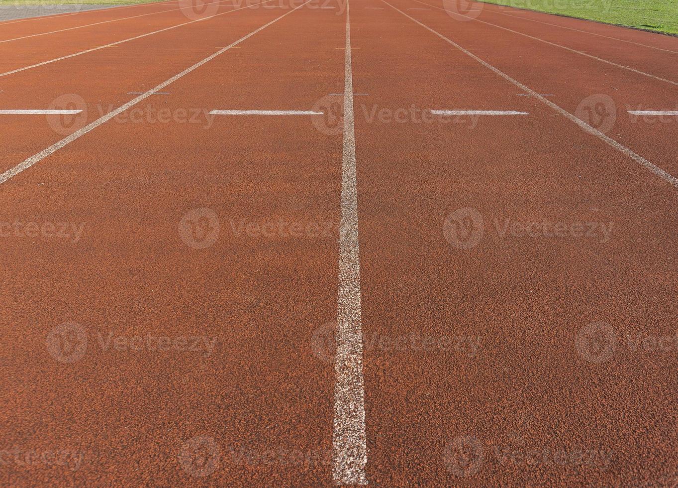 straight way running track in the stadium no people photo