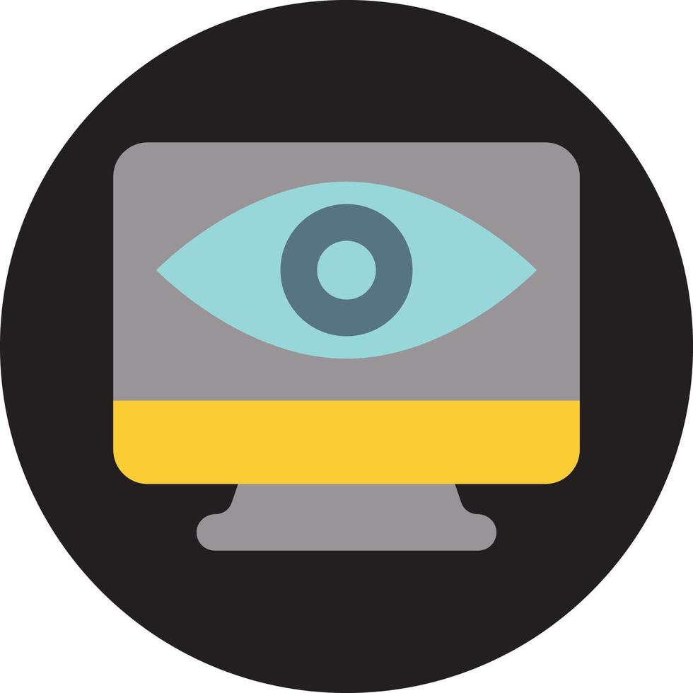 Computer security, illustration, vector, on a white background. vector