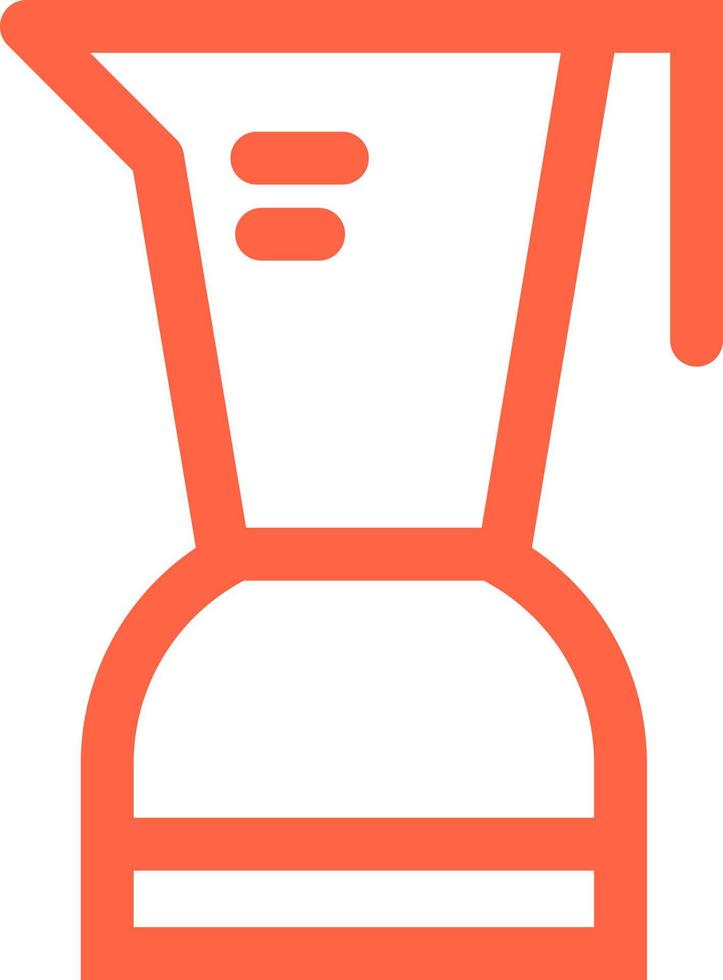 Kitchen blender, illustration, on a white background. vector