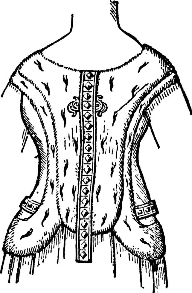Jean de Bourbon, vintage illustration. vector