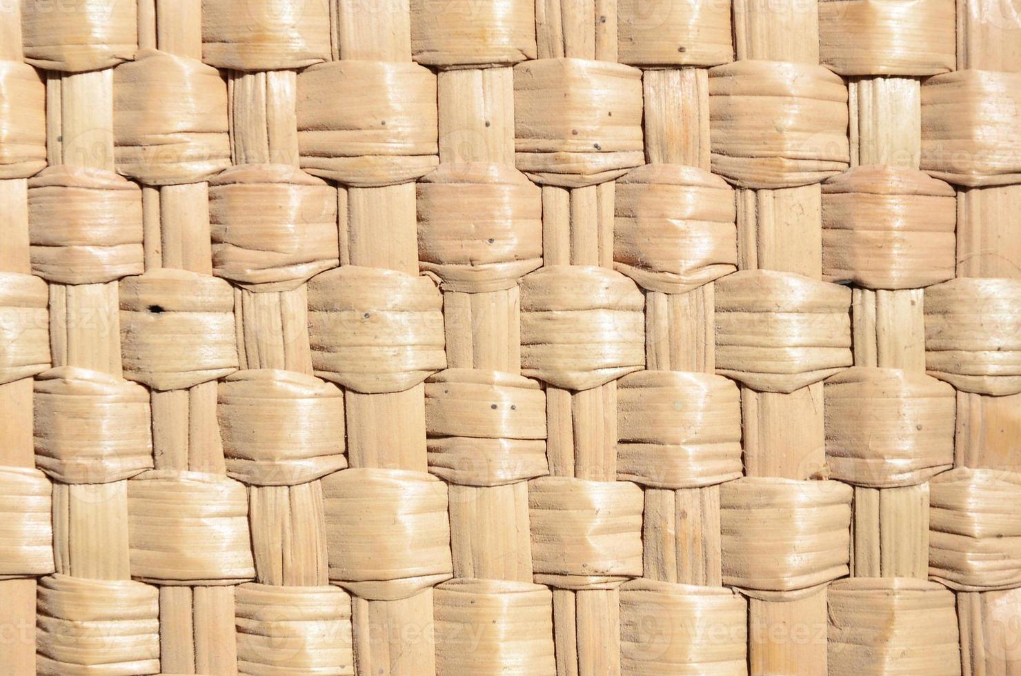 The texture of the standard weaving of straw photo
