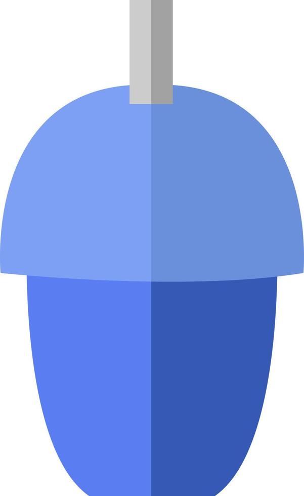 Blue plastic cup, illustration, vector on a white background.