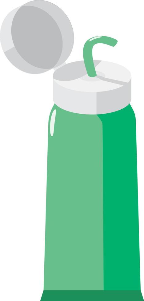 Brush coloring, illustration, vector on white background.