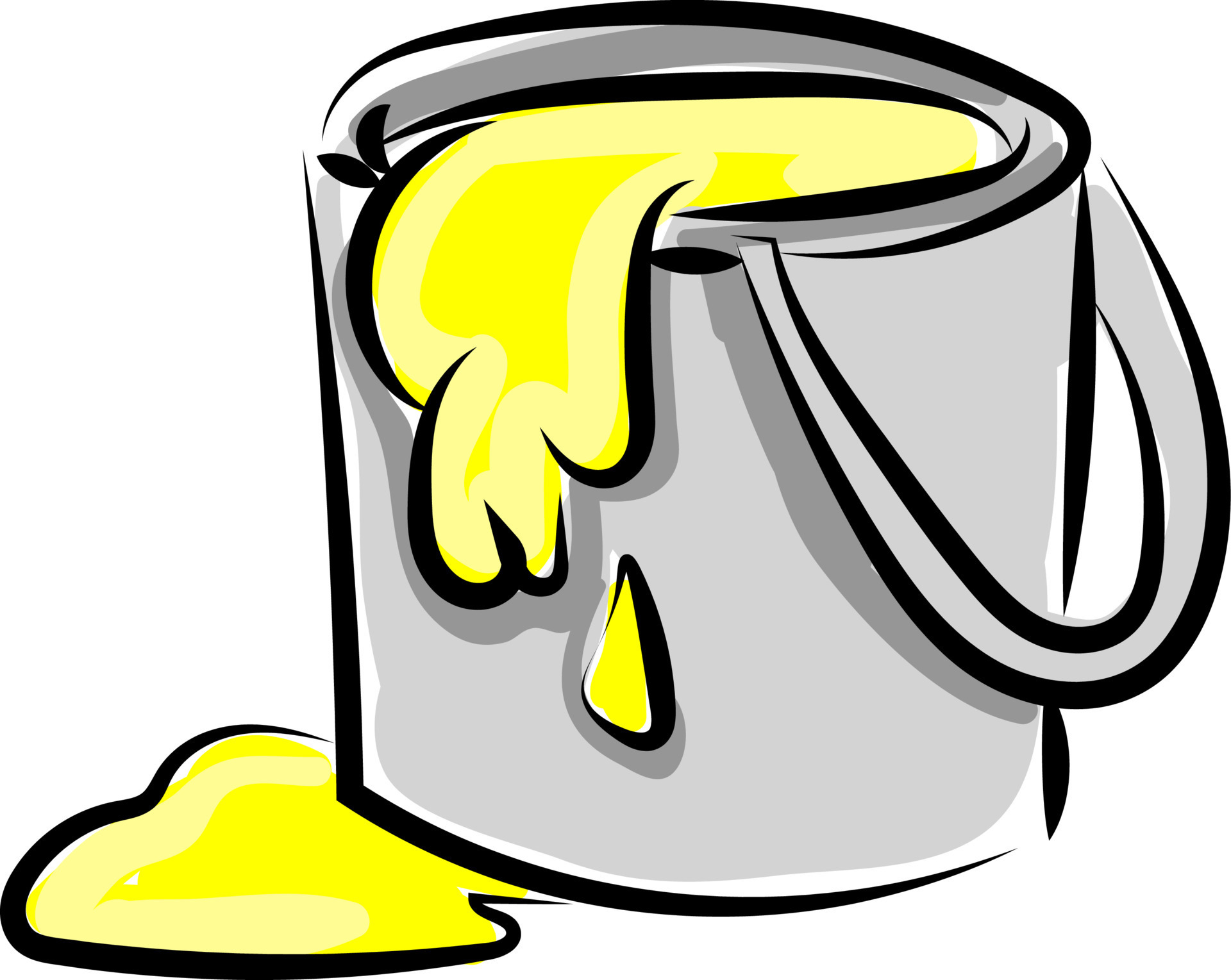 Paint bucket, illustration, vector on white background. 13805411 Vector