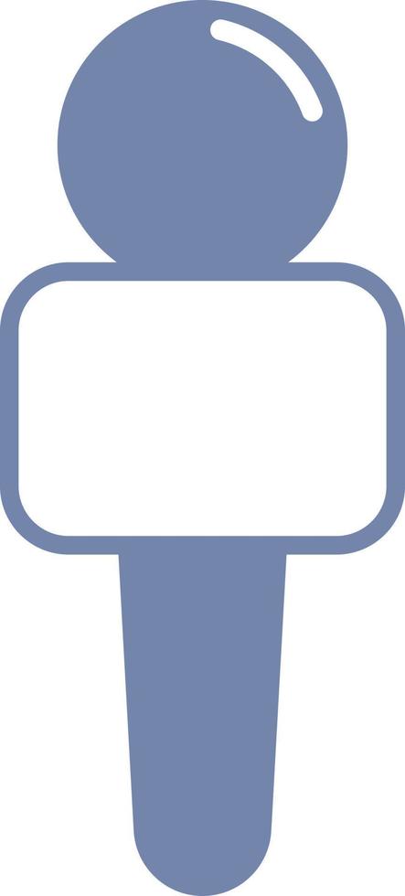Public speaking, illustration, vector on white background.