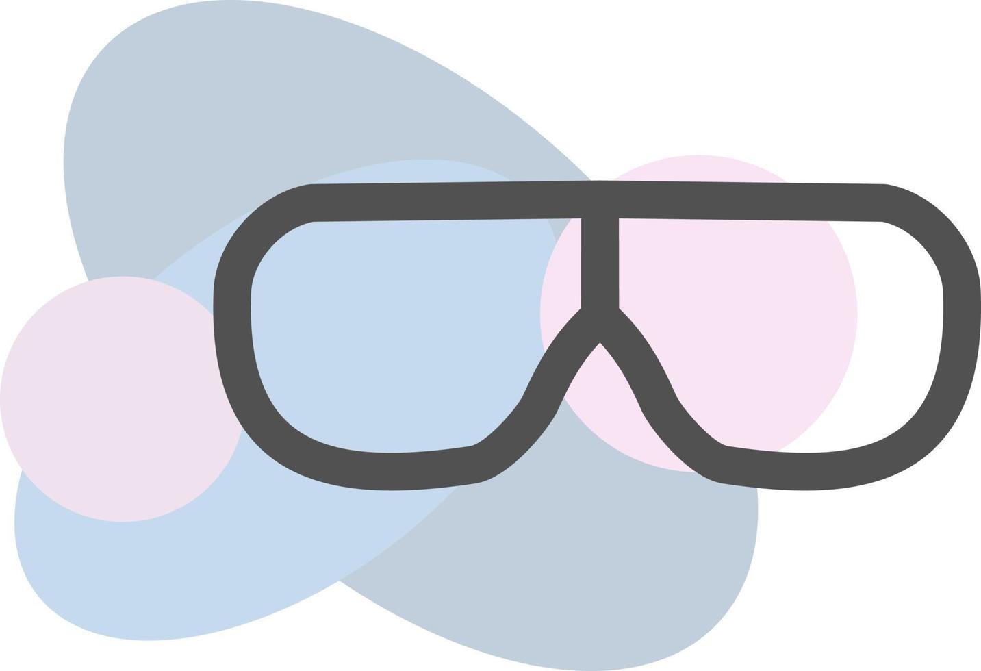 gafas de sol de hombre, ilustración, vector, sobre fondo blanco. vector