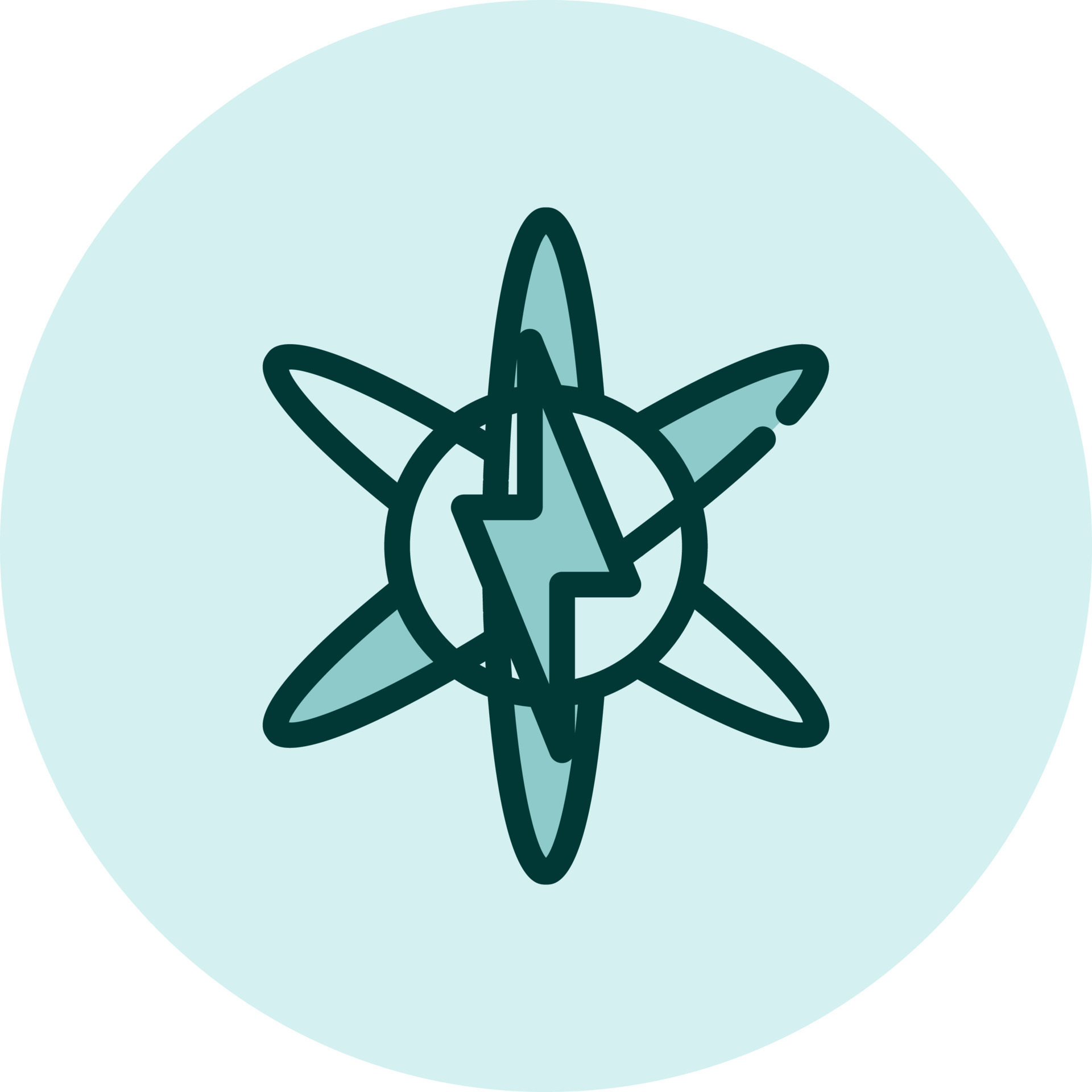 Kinetic energy, illustration, vector on a white background. 13805577