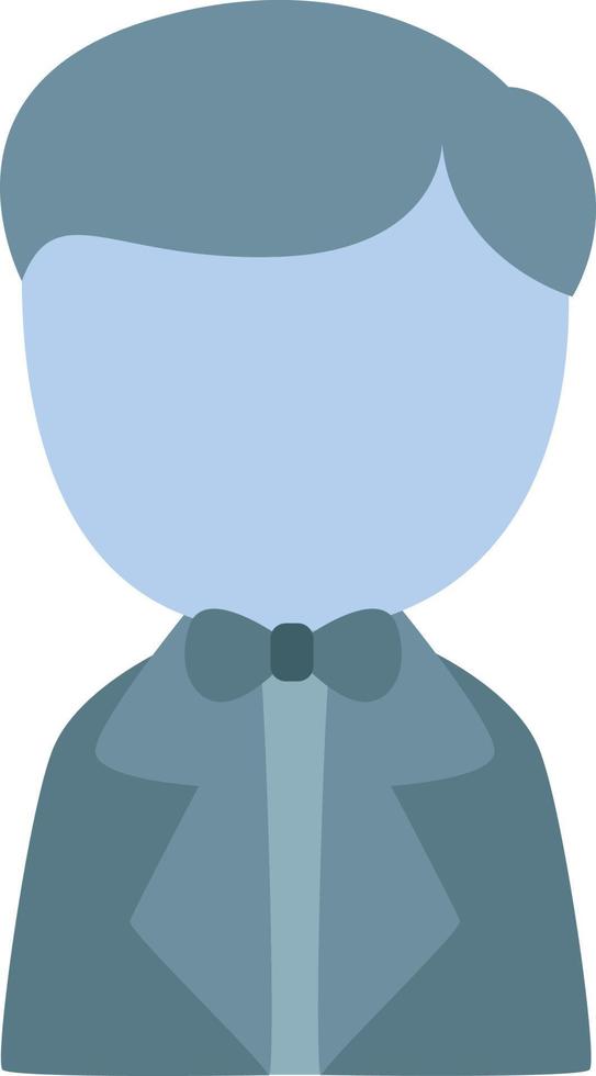 Wedding groom, illustration, vector, on a white background. vector