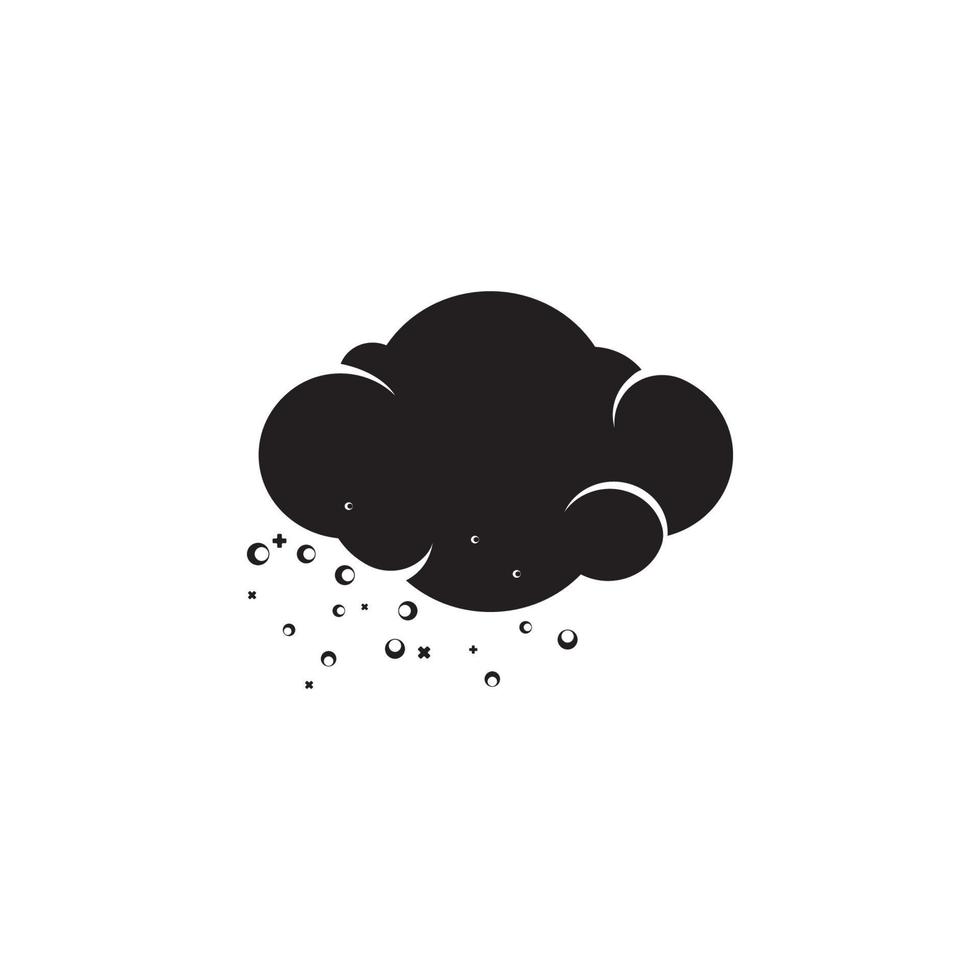 air pollution icon vector