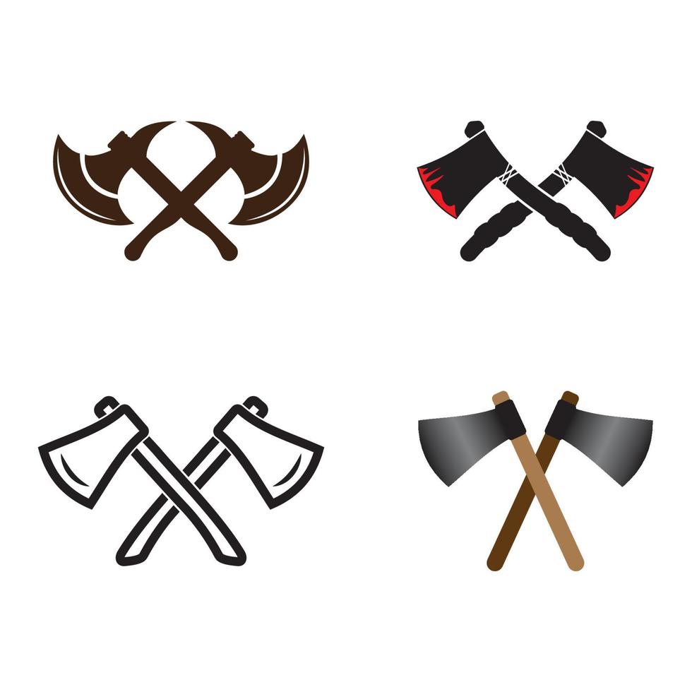 Axe icon vector