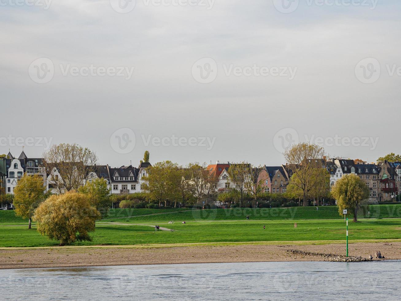 dusseldorf and the rhine river photo