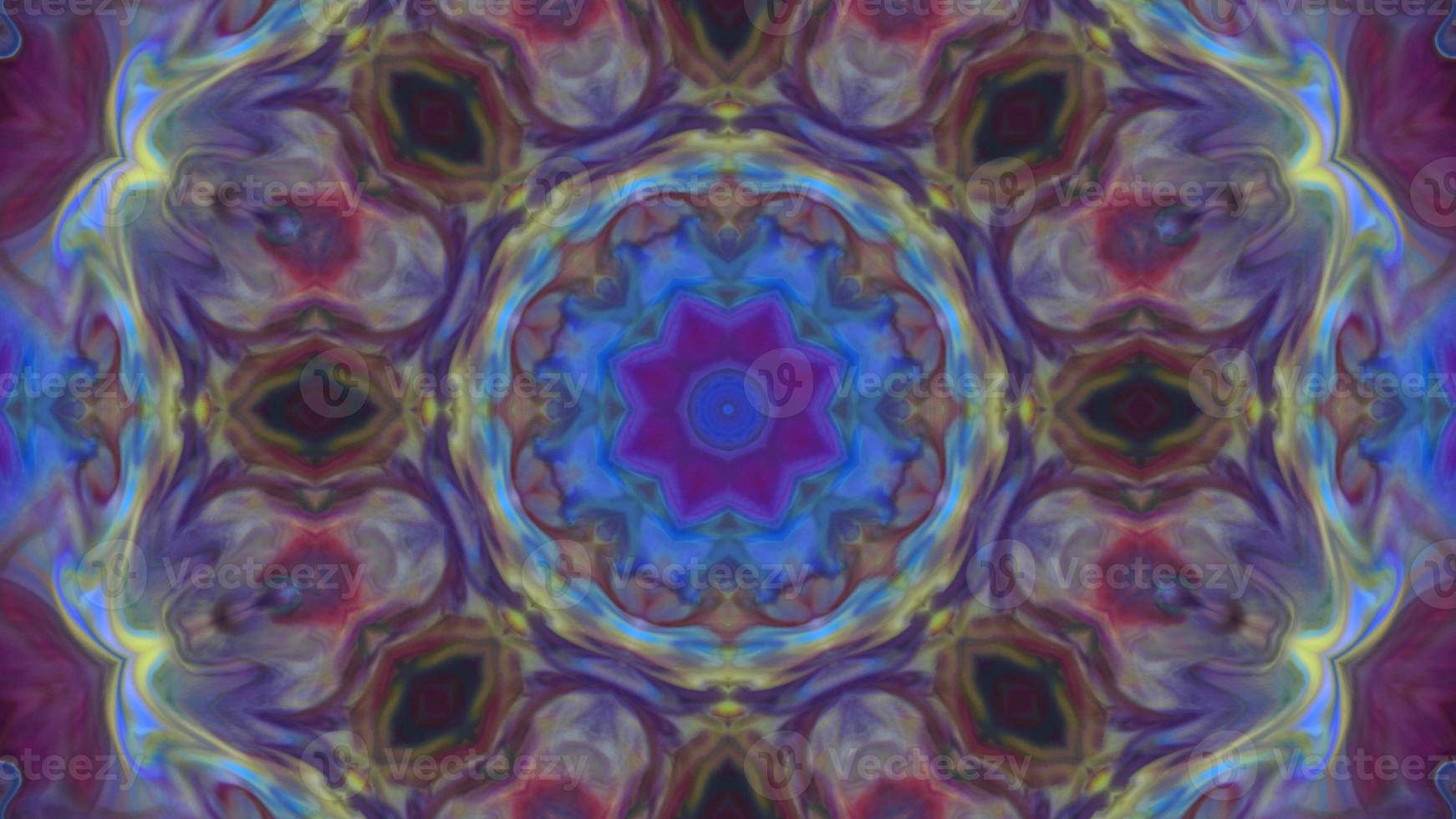 Abstract Colorful Kaleidoscope Texture photo